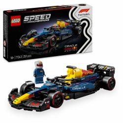 LEGO Speed Champions Oracle Red Bull Racing RB20 F1 Rennauto - Modell für Erwachsene mit Formel 1 Minifigur zum Sammeln - Ausstellungsstück und Geschenk für Fans von Motorsport & Rennwagen 77243 Angebot bei HelloDeals