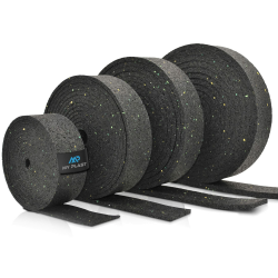 Terrassenpads Rollen 50 mm / 80 mm x 3mm 6mm 8mm 10mm 20mm | Unterleger aus Gummigranulat | Länge, Breite, Stärke und Menge auswählen (1, 2000mm x 50mm x 3mm) 1 2000mm x 50mm x 3mm Angebot bei HelloDeals