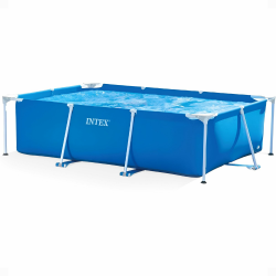 Intex Rectangular Frame Pool, Blau, 300 x 200 x 75 cm Angebot bei HelloDeals