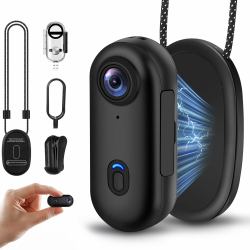 Lottsall Action Cam 64GB - 4K Mini-Kamera mit Freihand-POVs, 30m Wasserdicht, APP-Videoclip, Magnetisch, 120° Weitwinkel, 150 min Akku, Kleine Kamera für Vlogs, Reisen, Outdoor, Helmkamera Angebot bei HelloDeals