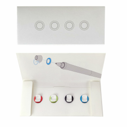 4 Stück Stylusersatzring, digitaler Stiftring, Ersatz Stiftringe, Unterlegscheiben Für Tablet Stifte, Stiftringe Unterlegscheibenfür WacXX-Serie Stifte von KP-501, KP-503, KP-504 Angebot bei HelloDeals