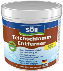 Söll 80588 TeichschlammEntferner 500 g - biologischer Teichreiniger entfernt organischen Schlamm und Ablagerungen im Gartenteich Fischteich Schwimmteich Koiteich Angebot bei HelloDeals