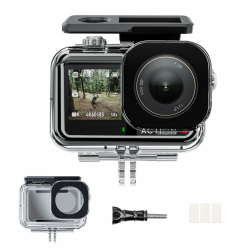 wasserdichte Gehäuse für DJI Osmo 5 Pro 4 3 Kamera, Unterwassergehäuse, Gehäuse, Käfig unterstützt 45 m tiefes Tauchen, Schnorcheln mit Schnellverschluss-Halterung, Schraubenzubehör Angebot bei HelloDeals
