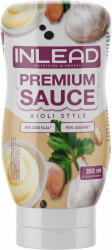 INLEAD - Premium Sauce - Light Sauce | 80% weniger Kalorien & 90% weniger Zucker | Perfekt Zur Diät | Kalorienarme Ernährung | Vegan | Glutenfrei | Laktosefrei - 350ml (Aioli Style) Angebot bei HelloDeals