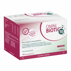 OMNi BiOTiC 10 | 40 Portionen (200g) | 10 Bakterienstämme | 10 Mrd. Keime pro Tagesdosis | Pulver | Mit Inulin | Vegan | Glutenfrei | Lactosefrei | Zur täglichen Anwendung Angebot bei HelloDeals