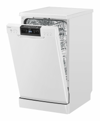 Bomann® Geschirrspüler 45 cm | 10 Maßgedecke | Spülmaschine 45 cm Stand o. Unterbau | 7 Programme & 2 Sprühebenen | Dishwasher mit Startvorwahl | Geschirrspüler 45 cm unterbaufähig GSP 7418 weiß Angebot bei HelloDeals