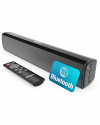 MAJORITY Bowfell Soundbar für TV Geräte mit Bluetooth | 50W 2.0 Stereo Lautsprecher für Fernseher | TV Soundbar | 39cm Sound Bar PC | Mini Sound Bar | Fernbedienung (Schwarz) Angebot bei HelloDeals