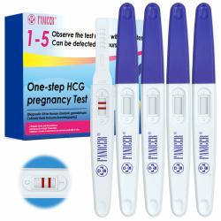 5 Stück Schwangerschaftstest Frühtest, Schwangerschaftstest, Pregnancy Test, Schnellerkennung Frühschwangerschaftstest, 3 Minuten Schnellerkennung, Zuverlässigen Ergebnissen und Einfach, Blau Angebot bei HelloDeals