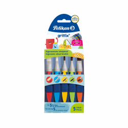 Pelikan 700733 Pinsel-Set, griffix mit Band, 5 Stück Angebot bei HelloDeals