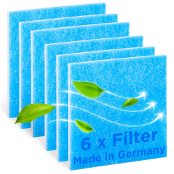 6 Filter für Lüfter LIMODOR Serie Compact - Limot Lüftungsgeräte Ersatzfilter Staubfilter Luftfilter Limodor Filter Art. Nr.: 00070 - Made in Germany Angebot bei HelloDeals