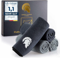 Barista Legends® Barista Tuch Set 4 Stück - 30x30cm Barista Lappen zum reinigen Ihres Kaffee Equipments (Barista Lappen) Angebot bei HelloDeals