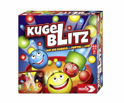 Noris 606064480 Kugelblitz, das blitzschnelle Actionspiel mit Lerneffekt in verschiedenen Spielvarianten, ab 4 Jahren Angebot bei HelloDeals