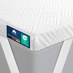 Hochwertiger Topper 140x200cm 5cm hoch - Matratzentopper mit weicher, kühlender Gel-Memoryschicht bis 100 kg - Ökotex 100 Zertifiziert - Bezug atmungsaktiv & waschbar Angebot bei HelloDeals
