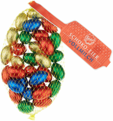 Friedel Vollmilch- Schokoeier massiv, 4er Pack (4 x 200 g) Angebot bei HelloDeals