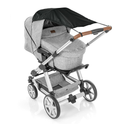 reer ShineSafe Sonnensegel für den Kinderwagen, Sonnenschutz für viele Modelle, schwarz Angebot bei HelloDeals