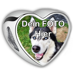 2Burned Personalisiert Schmuck mit bild, Foto CHARM kompatibel mit europäischem Armband und Kette, geschenk Angebot bei HelloDeals