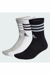 adidas 3-Streifen gepolsterte Crew-Socken, unisex, 3 Paar Angebot bei HelloDeals