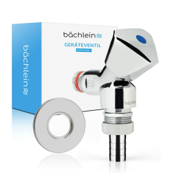 🔧 Bächlein Universal Geräteventil selbstdichtend - Maschinen-Anschlussventil mit Rückflussverhinderer 🔧 Angebot bei HelloDeals