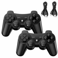 Diswoe Controller für PS-3, 2er Pack Wireless Controller 🎮 Angebot bei HelloDeals