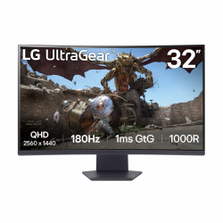 LG Electronics 32GS60QX-B.AEUQ UltraGear™ Curved QHD Gaming VA-Monitor 32" Angebot bei HelloDeals