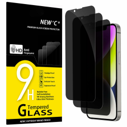 📱🔒 NEW'C 3 Stück Sichtschutz Panzer Schutzglas für iPhone 14, 13, 13 Pro (6,1 Zoll) Angebot bei HelloDeals