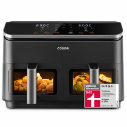 🌟 COSORI Heißluftfritteuse 2 Kammern - Testsieger der Stiftung Warentest 🌟 Angebot bei HelloDeals