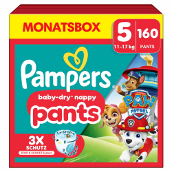 🌟 Pampers Baby-Dry Pants Paw Patrol Edition Größe 5, 160 Windeln 🌟 Angebot bei HelloDeals