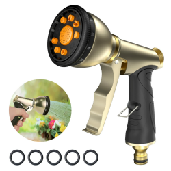 🌿🚿 Garten Handbrause Wasserspritze aus 100% robustem Metallgehäuse - Multifunktional und langlebig! Angebot bei HelloDeals