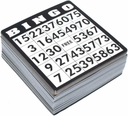 Kyto Bingo Karten Set 500 Stück 🎉 | Großes 500er Set Bingo Karten aus Papier Angebot bei HelloDeals