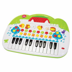 🎹 Simba 104018188 - ABC Tier-Keyboard, mit verschiedenen Sounds und Einstellfunktionen, 28x39cm, ab 3 Jahre 🐯🎶 Angebot bei HelloDeals