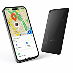 Dünne Geldbörsen-Tracker-Karte mit Air Tag - Wiederaufladbarer Geldbörsenfinder 🌟 Angebot bei HelloDeals