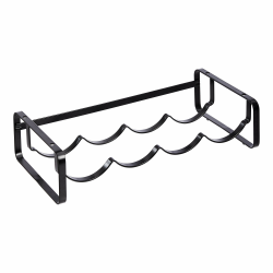 🍷🍇 Amazon Basics Weinregal Schwarz 40.01 x 9.5 x 19.99 cm Stapelbar 🍇🍷 Angebot bei HelloDeals