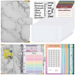 SKYDUE Budget Planner Deutsch Spar Challenge für Budget Planer A6 Geld Organizer 📓🔖 Angebot bei HelloDeals