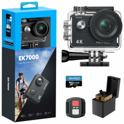 AKASO EK7000 Action Cam 4K30FPS mit 64GB microSDXC Speicherkarte 📷🌊🔋 Angebot bei HelloDeals