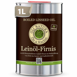 OLI-NATURA Leinöl-Firnis - Biologischer Holzschutz 🌿🪵 Angebot bei HelloDeals