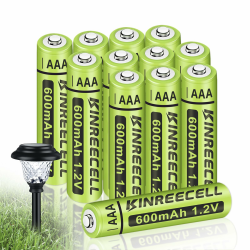 KINREECELL Wiederaufladbare AAA-Batterien - 12 Stück 🌞🔋 Angebot bei HelloDeals