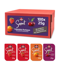 Angebot: Schwartau Samt Portionen Mix-Box 🍓🍑🍒 | 100 x 25g Angebot bei HelloDeals