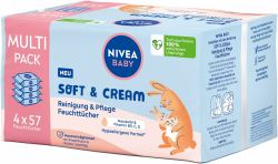 👶 NIVEA BABY Soft & Cream Feuchttücher Deal - Nur 5.84€! Angebot bei HelloDeals