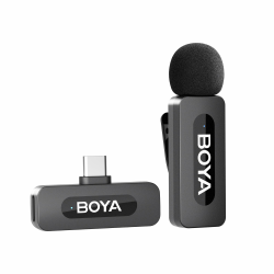 🎙️ Boya BY-V10 USB-C Kabelloses Mikrofon Mini Lavalier Ansteckmikrofon 🎥 Angebot bei HelloDeals