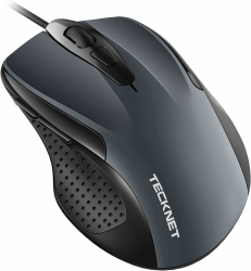 🖱️ TECKNET Maus mit Kabel - Großer Rabatt! Angebot bei HelloDeals