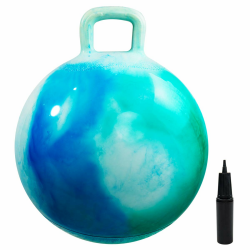 🌟 U&C Planet Hüpfball für Kinder - Aufblasbarer Hopperball mit Pumpe Angebot bei HelloDeals