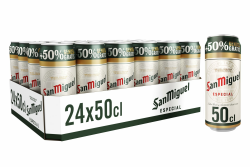 🍻 San Miguel Especial Dose Overfill + 50 Prozent Gratis DPG Bierpaket, EINWEG (24 x 0.5 l) - Angebot Angebot bei HelloDeals