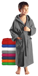 🌟 Arus Kinder-Bademantel mit Kapuze für Jungen und Mädchen 🌈 100% Baumwolle Frottee (380 g/m²) 👶👧 Angebot bei HelloDeals