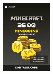 🎮 Minecraft: Minecoins Pack: 3500 Coins 🪙 Angebot bei HelloDeals