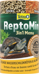 🐢🌿 Tetra ReptoMin Menu Schildkröten-Futter - 3in1 Futter mit Sticks, Krill & Shrimps, 250 ml Dose 🌊 Angebot bei HelloDeals