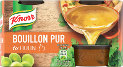 Knorr Bouillon Pur Huhn 🍲 6x 28 g - Sonderangebot! Angebot bei HelloDeals