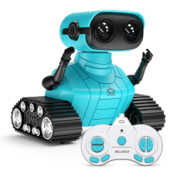 🤖 ALLCELE Roboter Kinder Spielzeug - Wiederaufladbar & Ferngesteuert - LED-Augen & Musik - Ideales Geschenk für Kinder 👦👧 Angebot bei HelloDeals