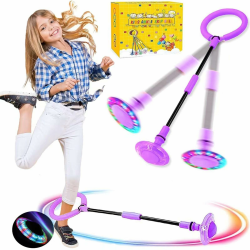 🌟 Q-WOOFF Kinder Blinkender Springring für Bewegung und Spaß im Freien! 🌈 Angebot bei HelloDeals