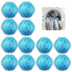 Tierhaarentferner Waschmaschine - 12 Stücke Fusselbälle für die Waschmaschine 🐶🐱 Angebot bei HelloDeals