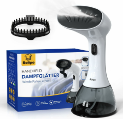 Rolipo Dampfglätter 400ML Steamer Wassertank Dampfbürste Faltenentferner Angebot bei HelloDeals